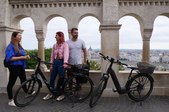 3-Hour Budapest E-Bike Adventure! - Margaret Island detour and Pest icons: St. Stephen’s Basilica and Liberty Square