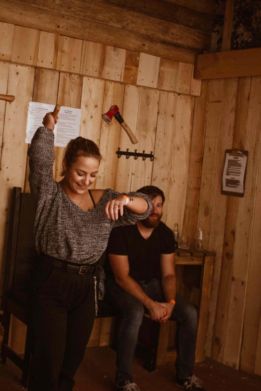 Budapest: Axe Throwing Experience - Instructor tips that help you throw straighter, not just harder