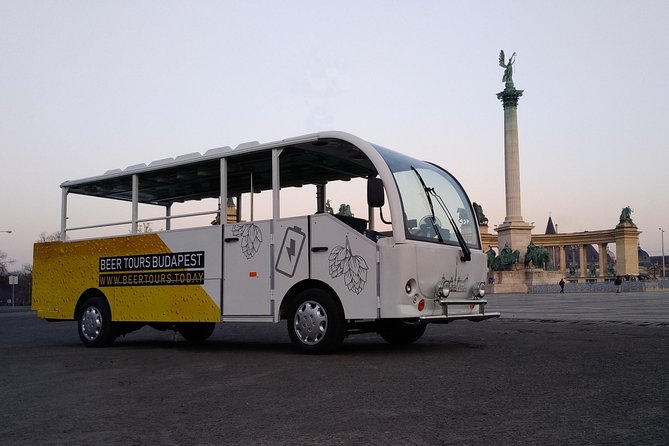 Budapest BeerBus Tour 60 Minutes Private Experience - Electric bus comfort, seats with belts, and photo-friendly design