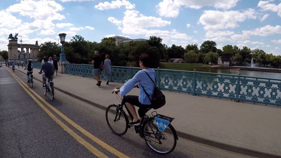 Budapest Bike Tour with a Hungarian Goulash - House of Music Hungary: A Quick Architectural Blink