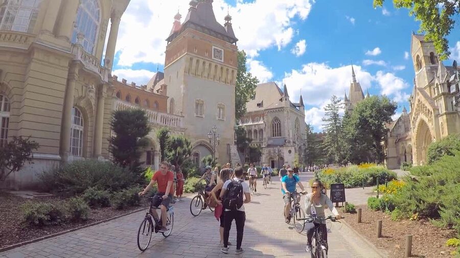 Budapest Bike Tour with a Hungarian Goulash - Heroes’ Square: The “Look Here” Stop