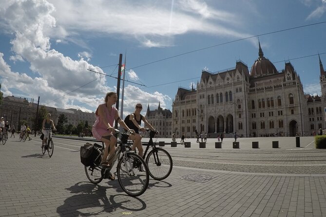 Budapest Bike Tour with Hungarian Goulash - Chain Bridge to Parliament: the Danube views you came for