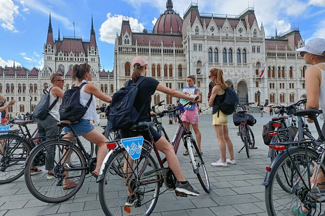Budapest Bike Tour with Hungarian Goulash - Castle Garden and the Buda Castle panoramas: slow your brain, not the bike