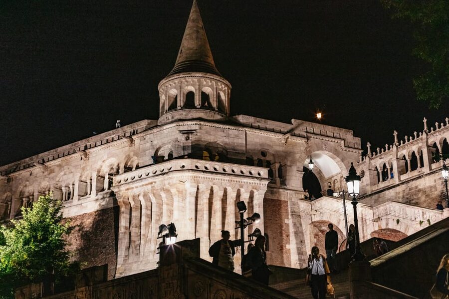 Budapest: Buda Castle District Vampires and Myths Night Tour - Buda Castle District at Night: Your First Photo Stop