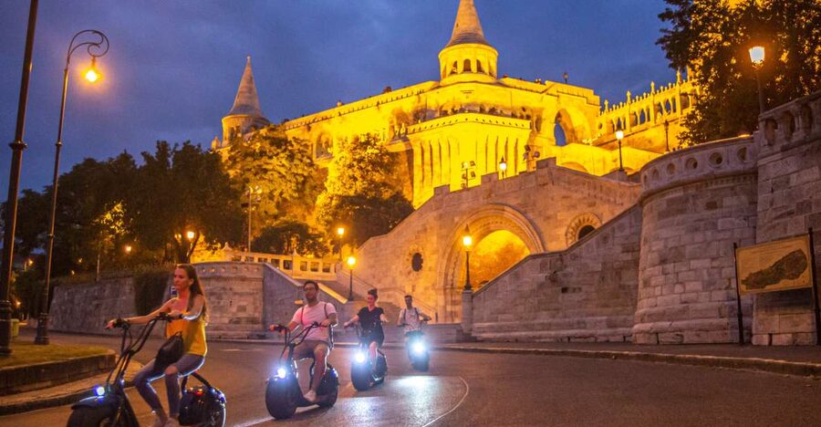 Budapest: Buda Castle E-Scooter Evening Tour - E-scooter 101: what you do before you roll