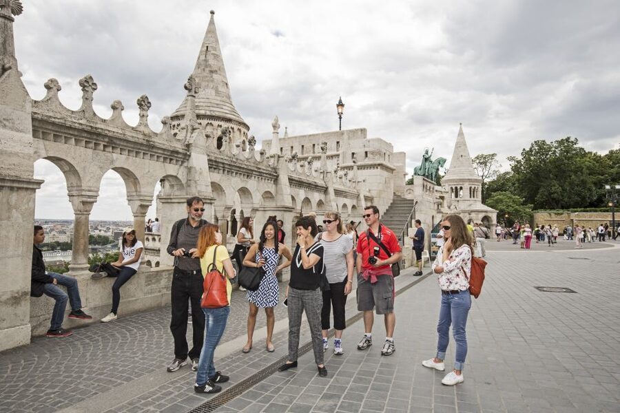 Budapest: Castle District Walk with Matthias Church Entry - Vienna Gate, Mary Magdalene Tower, and the small clues along the way