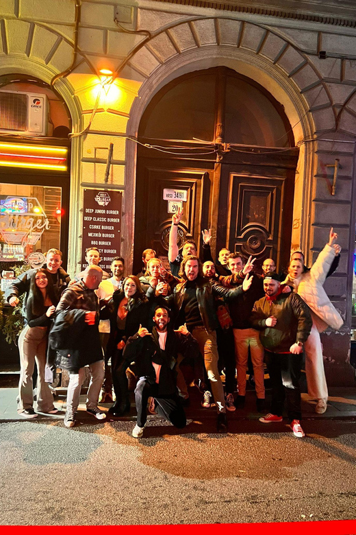 Budapest: Guided Bar Crawl with 1 Hour Open Bar and Shots - Meeting in the City Center and Breaking the Ice With a Shot