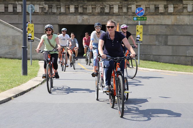 Budapest Historic Downtown Bicycle Tour in small groups - UNESCO Andrassy Street, Opera facades, and Szent István Basilica from the outside