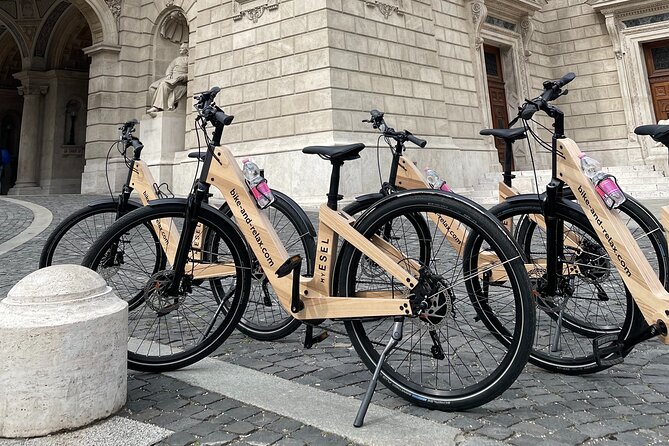 Budapest: Historic Downtown ride on E-Bicycles Buda & Pest - City Park loop: Heroes’ Square, Vajdahunyad Castle, and Széchenyi Baths
