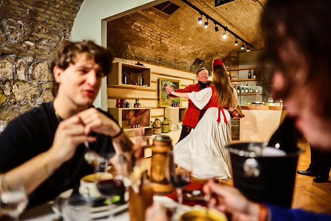 Budapest: Hungarian Folklore Dance Performance & Concert Ticket - The Hungarian GastroCellar meet-up, food first, then the show