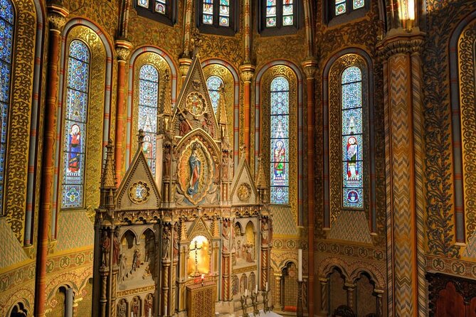 Budapest: Matthias Church Entry Ticket - Inside the church: stained glass, frescoes, and why music sounds so good