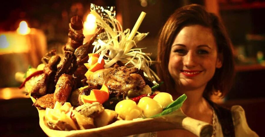 Budapest: Medieval Dinner Show with Drinks - Dinner Menu Choices: Lancelots Challenge, Butchers Sword, Budapest-Style Fillet