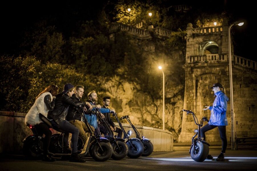 Budapest: Night Tour on MonsteRoller e-Scooter - What you actually see: Castle Bazaar, Fisherman’s Bastion, and Buda Castle lighting