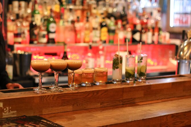 Budapest: Nightlife Bar Crawl Walking Tour - Stop 4 at Madách Imre út 13-14: your final included shot and optional cocktail choices