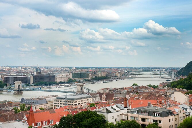 Budapest Orientation Walking Tour - Buda Castle by public transport: the terrace view is the payoff