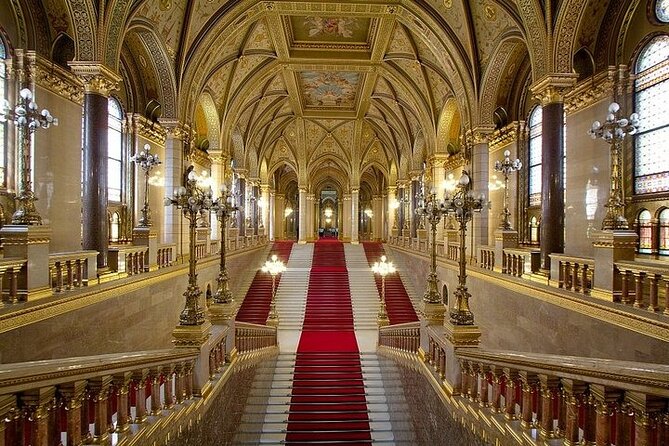 Budapest Parliament Audio Guide Tour with Danube Cruise - The Danube cruise at night from Dock 7: lights, bridges, and your drink in hand