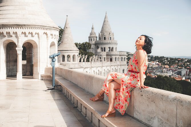 Budapest photoshoot&sightseeing - Vajdahunyad Castle and Liberty Bridge for a final photo payoff
