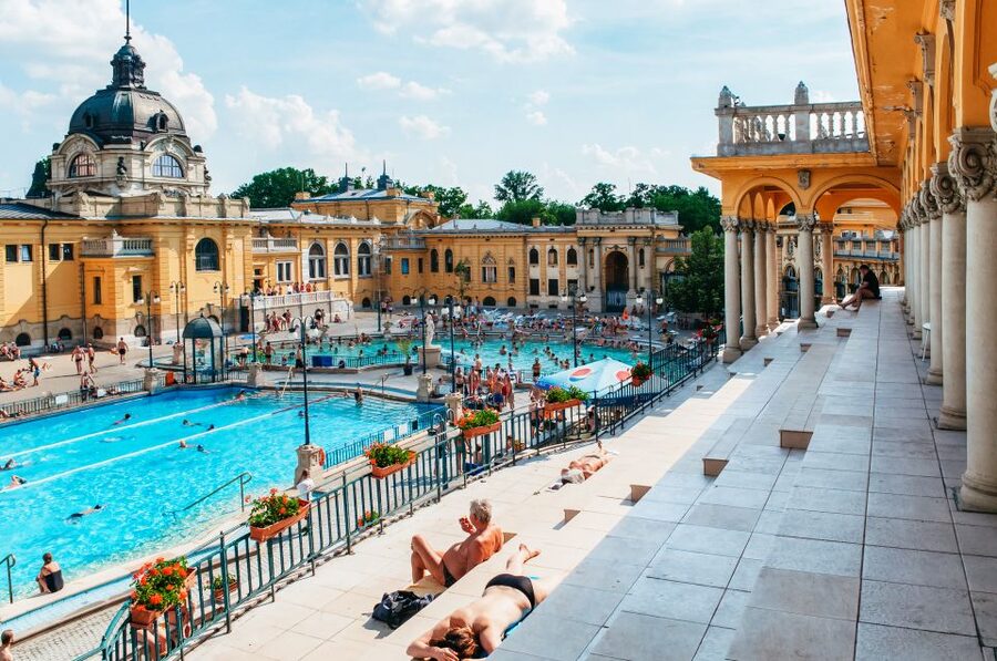 Budapest: Széchenyi Spa Day Ticket with Optional Upgrades - Outdoor pools in the courtyard: warm water and real spa time
