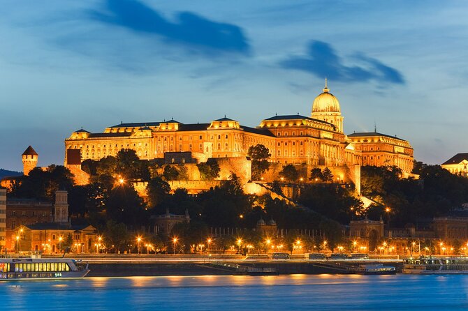 Cocktail Cruise and City Views on the Danube in Budapest - Parliament lights and the wide river view across both banks