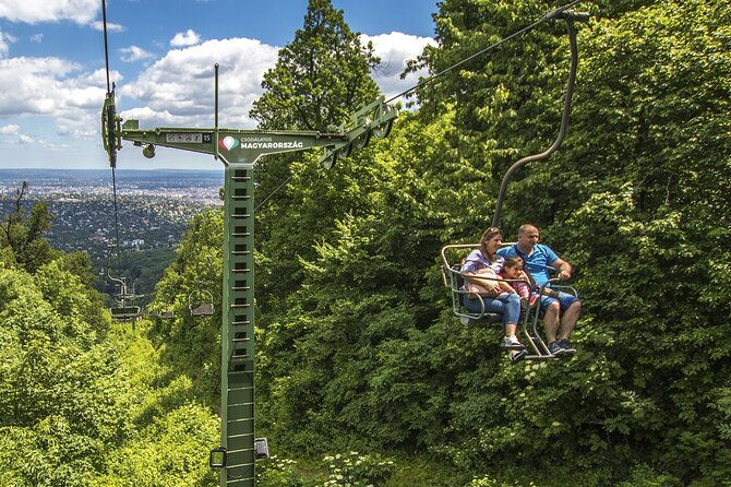 Hiking + Chairlift ride + viewpoints in Budapest - Tündér-szikla, the Rock of Fairies viewpoint moment