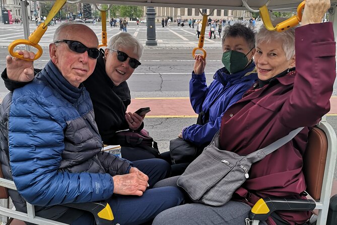 Private Sightseeing Tour using Electric Tuk Tuk Ride in Budapest - Fishermans Bastion and Matthias Church tile close-ups