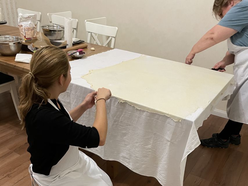 Stretched Strudel Making Class with 2 Different Fillings - FAQ