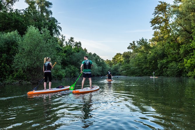 SUP Budapest: Sunset tour - Sunset on the Danube, why SUP beats a big cruise