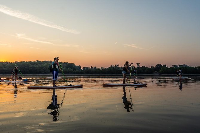 SUP Budapest: Sunset tour - What it feels like at the end: wet exit, slippery stones, and glass