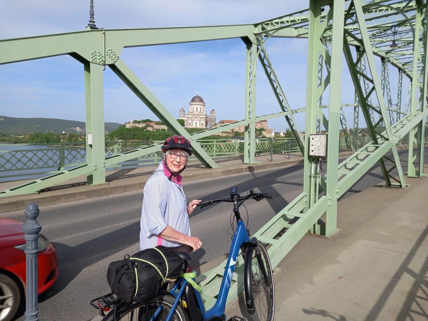Szentendre by Bike: Self Guided Bike Rental Package! - Getting set up near Liberty Bridge and the Great Market Hall