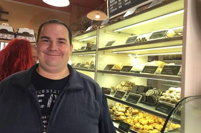 Taste Budapest - Fat Boy Foodies Walk - Stop 2 on Andrássy Avenue: Transylvanian flavors, pálinka, and writers’ coffee